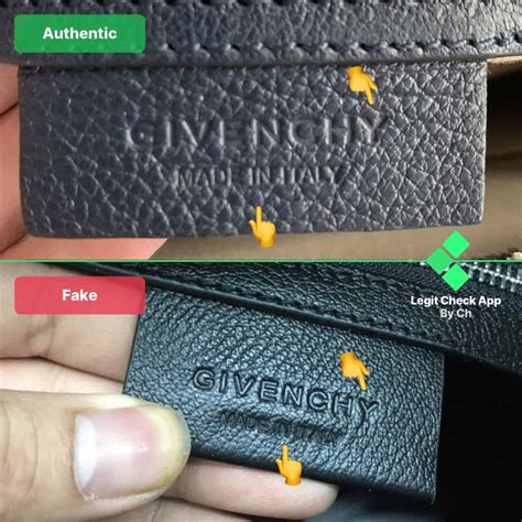 givenchy real vs fake tag